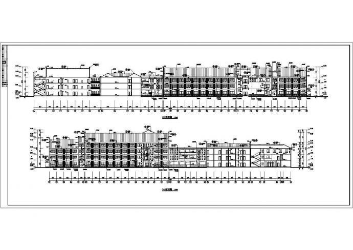 某地四层砖混结构老年公寓建筑设计方案图_图1