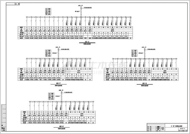 车间厂房电气设计阀杆CAD施工图-图二