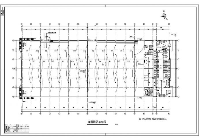 某五层厂房电气设计CAD施工图纸_图1