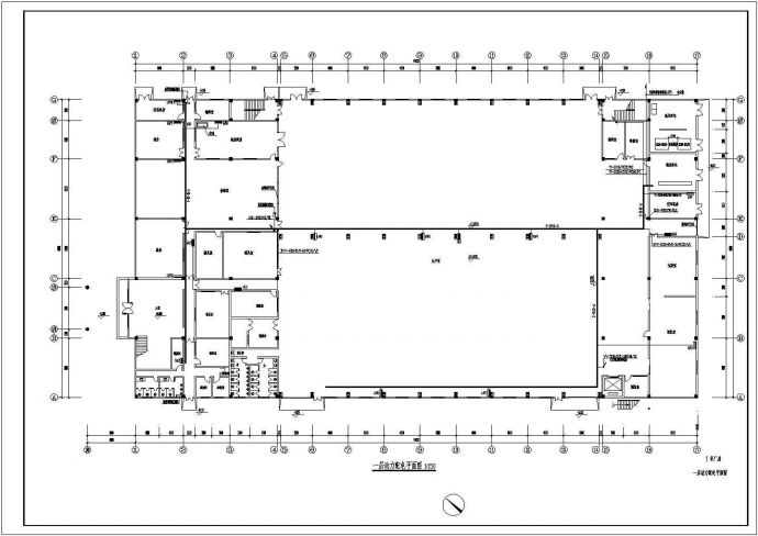 某地两层工厂电气设计CAD施工图_图1