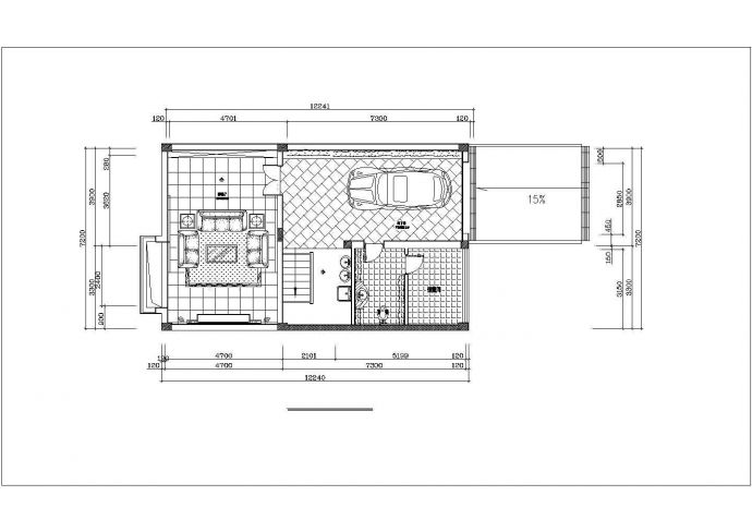 某别墅装修设计施工CAD方案图纸_图1