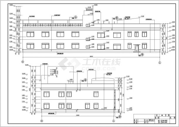 某地2层砖混结构幼儿园建筑设计施工图-图一