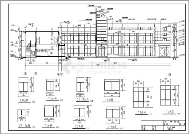 某地2层砖混结构幼儿园建筑设计施工图-图二