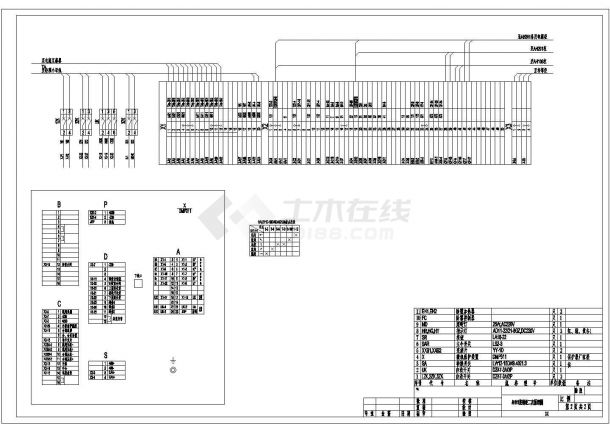 江苏森达电气控制设计CAD施工图-图一