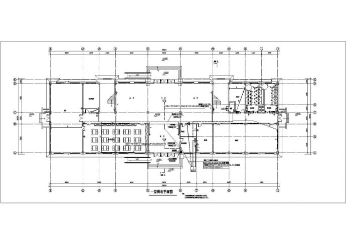 会计学校教学楼变更电气设计CAD施工图_图1