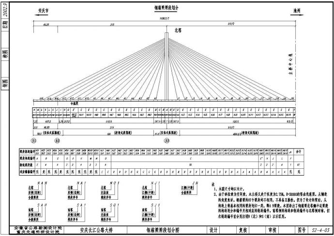 安庆长江大桥上部全套竣工图第二部分（共2份）_图1