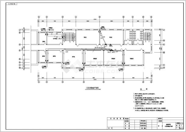 新教学楼强电气设计方案CAD施工图-图二