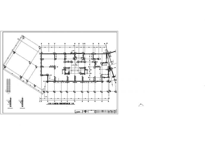 某地区住宅楼建筑结构设计cad施工图_图1