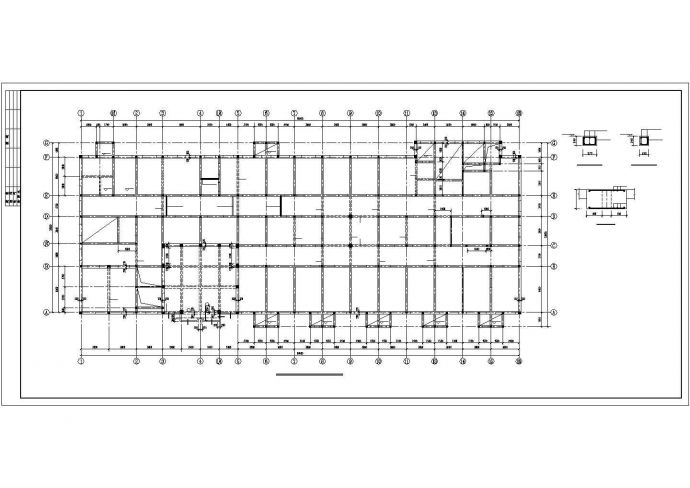 六层医院结构施工图纸（共13张）_图1