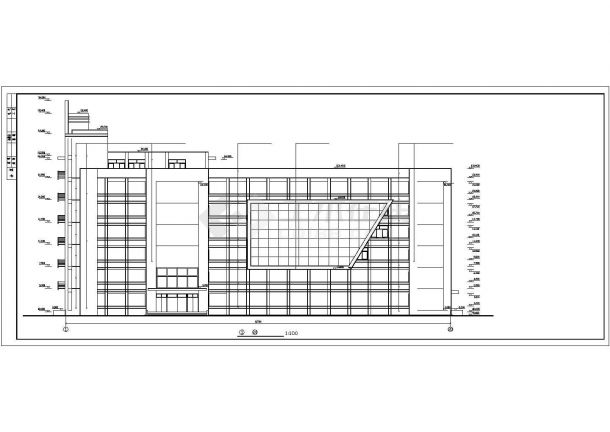 一套简单的建筑结构设计cad施工图-图一