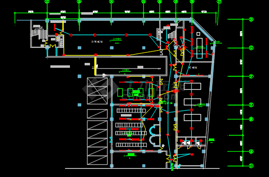某大厦全套电气系统设计CAD图纸-图一