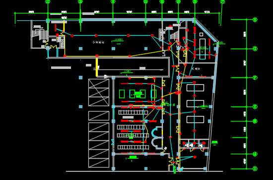 某大厦全套电气系统设计CAD图纸