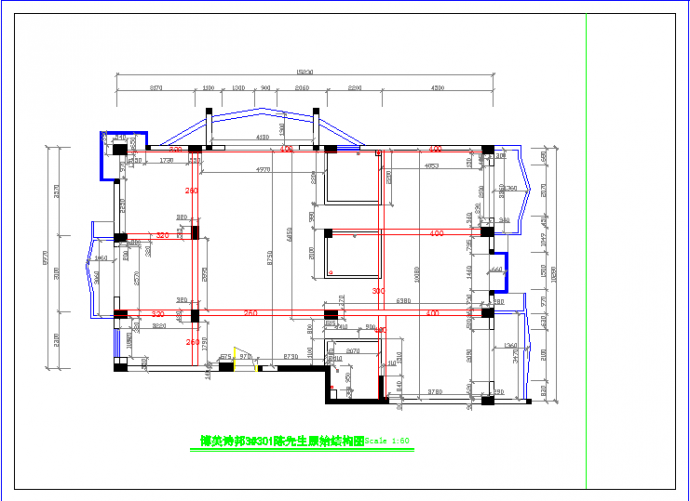 某豪华别墅建筑装修设计CAD施工图_图1