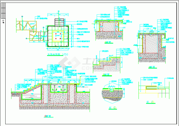 某地公园环境园林CAD设计施工图纸-图二