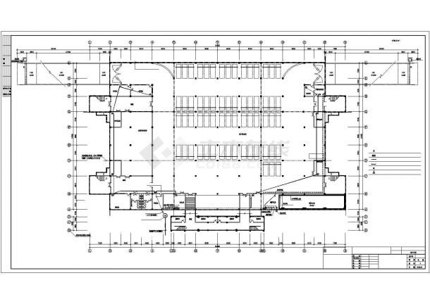 某详细地下车库建筑设计平面施工CAD图纸-图一