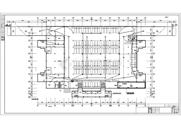某详细地下车库建筑设计平面施工CAD图纸-图二
