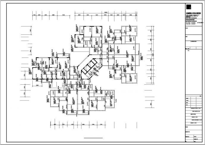 某地区小型建筑结构设计cad施工图_图1