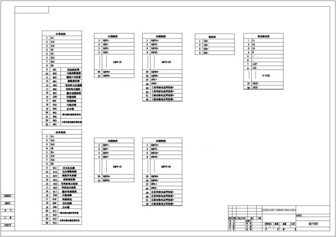 工程配电柜应急照明电源电气设计图纸_图1