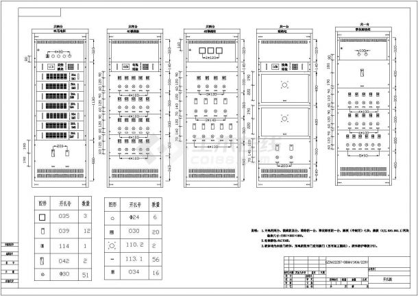 工程配电柜应急照明电源电气设计图纸-图二