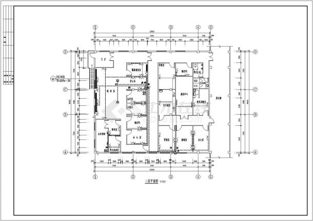 某医院二层消毒中心电气设计施工图-图二