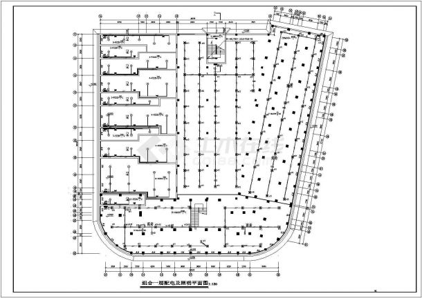 某大型综合楼全套电气设计施工CAD图-图二