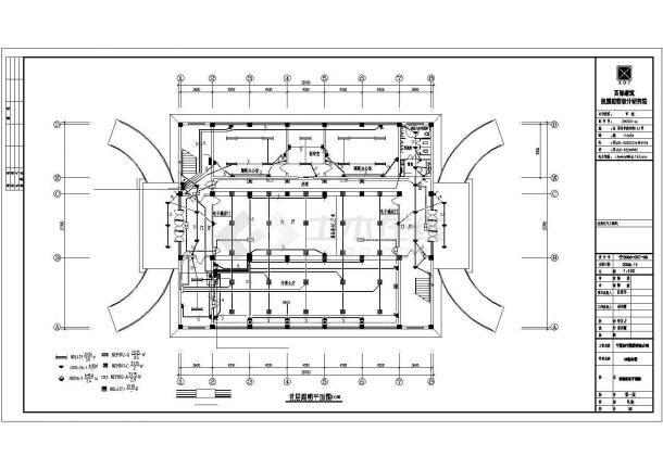 某制药厂综合楼全套电气设计施工CAD图-图二