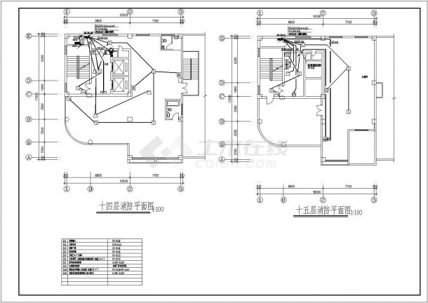 商贸集团综合楼全套电气设计施工CAD图-图一