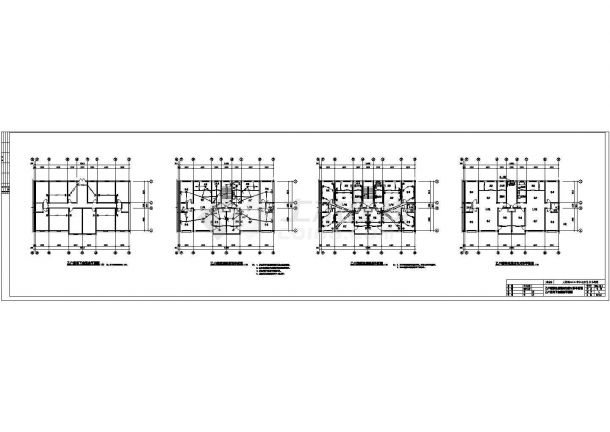 某地区市区1.2.3#商务楼电气设计CAD图-图二