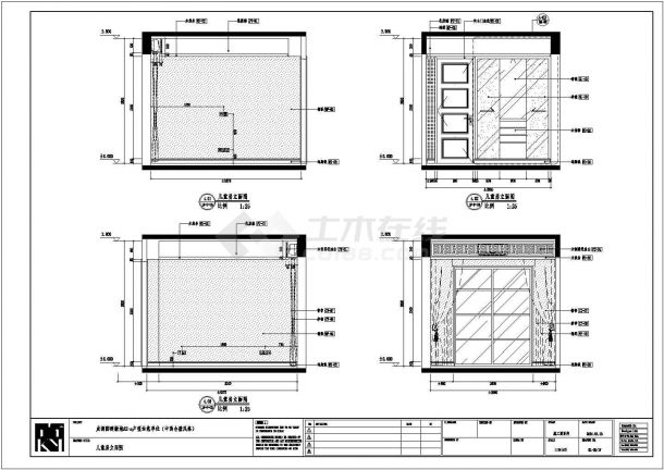 成都多层框架结构跃层住宅室内装修设计施工图-图二