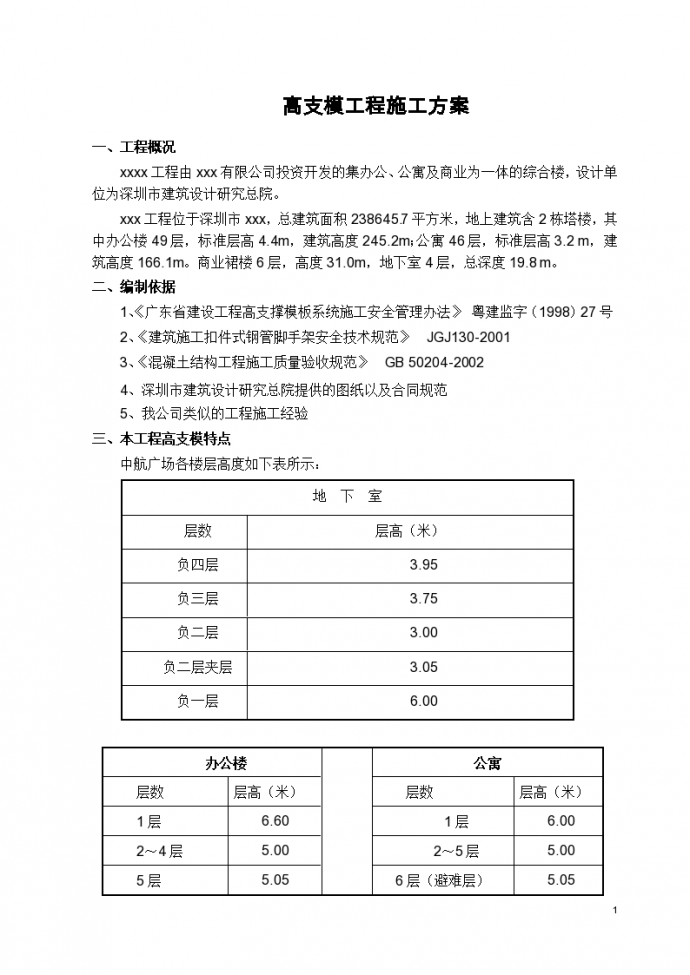 中航高支模施工方案2_图1