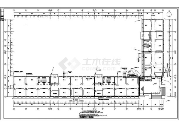 中学教学楼电气设计CAD施工图纸-图一
