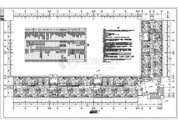 中学教学楼电气设计CAD施工图纸-图二