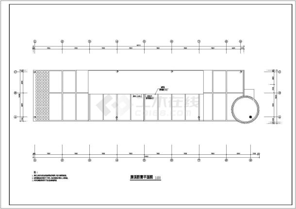 办公楼全套电气设计方案CAD施工图-图二