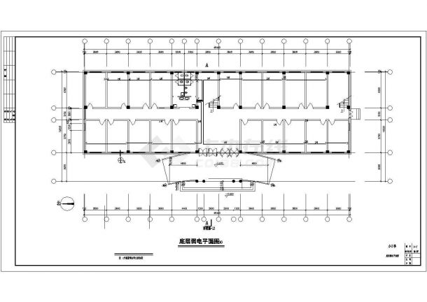 综合楼全套电气设计方案CAD施工图-图二