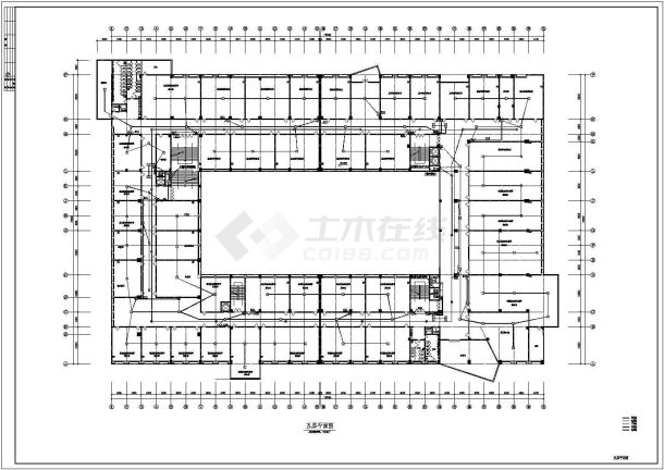 大学综合实验楼消防电气设计CAD施工图-图二