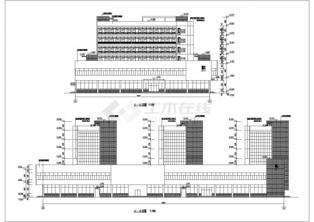 某地六层框架结构综合宿舍楼建筑设计方案图-图二