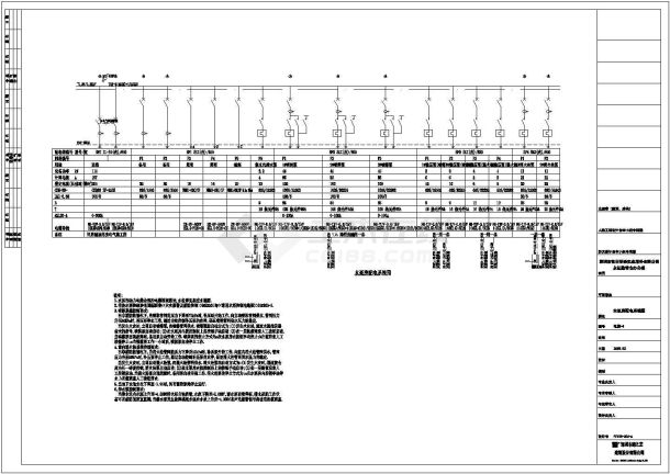 办公楼电气cad施工平面图纸全套设计-图二