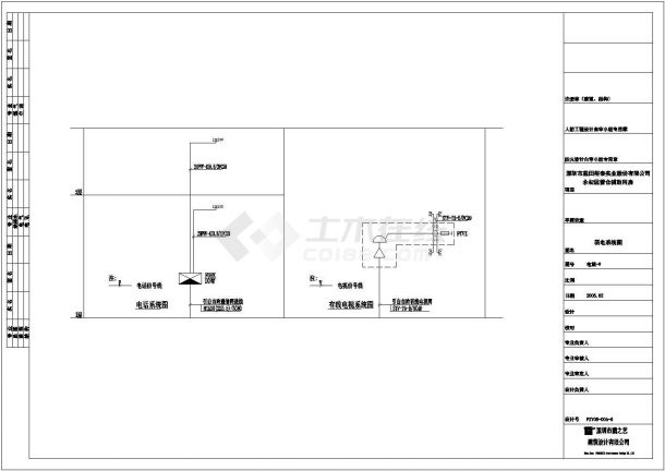 辅助用房全套电气设计施工CAD图-图二