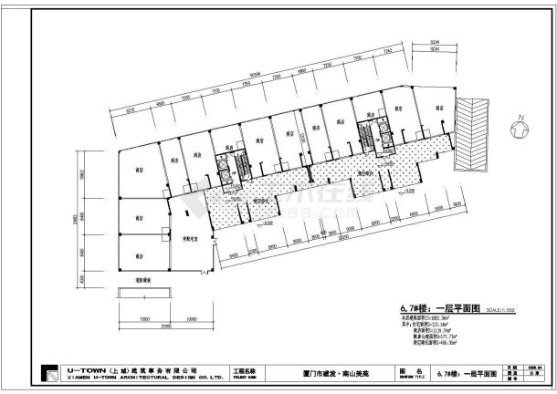 厦门某小区投标中标方案建筑方案设计图-图二