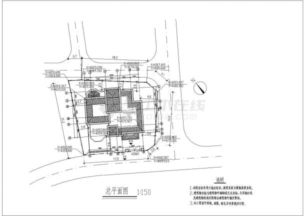 高级独栋别墅施工设计方案全套CAD图纸-图二
