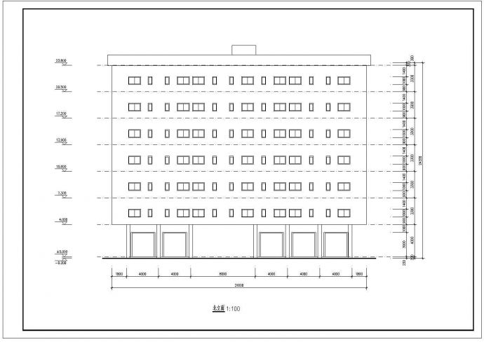某地区七层框架结构住宅建筑结构施工图全套_图1
