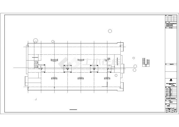 酒店建筑设计方案及施工CAD图纸全套-图二