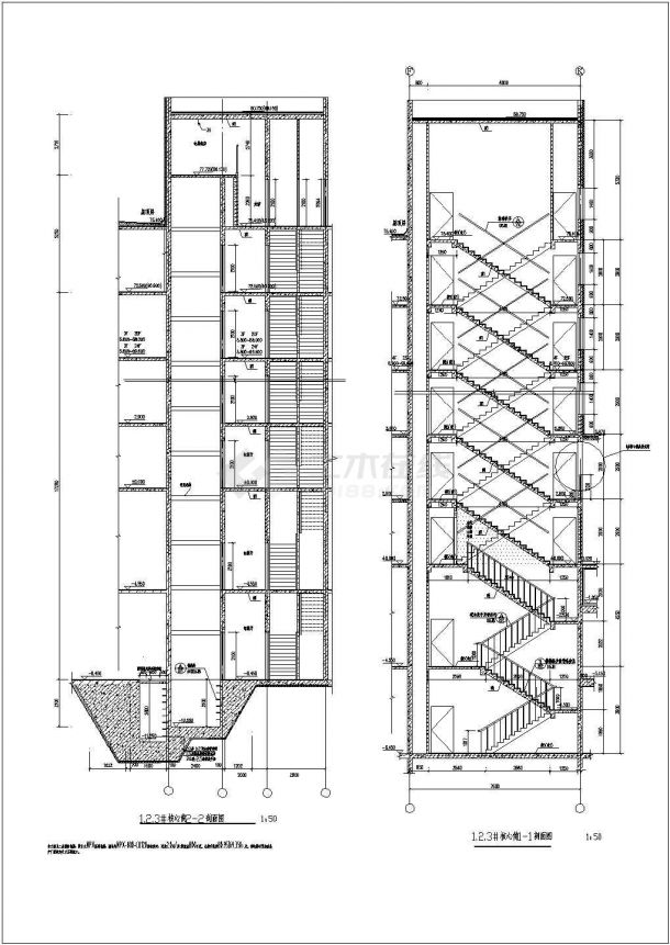 各种类型住宅及商业楼梯建筑设计详图-图一
