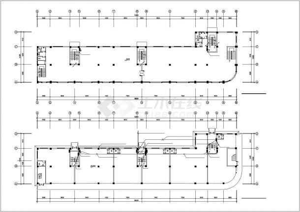 某某大型商业街CAD电气设计施工图纸-图二