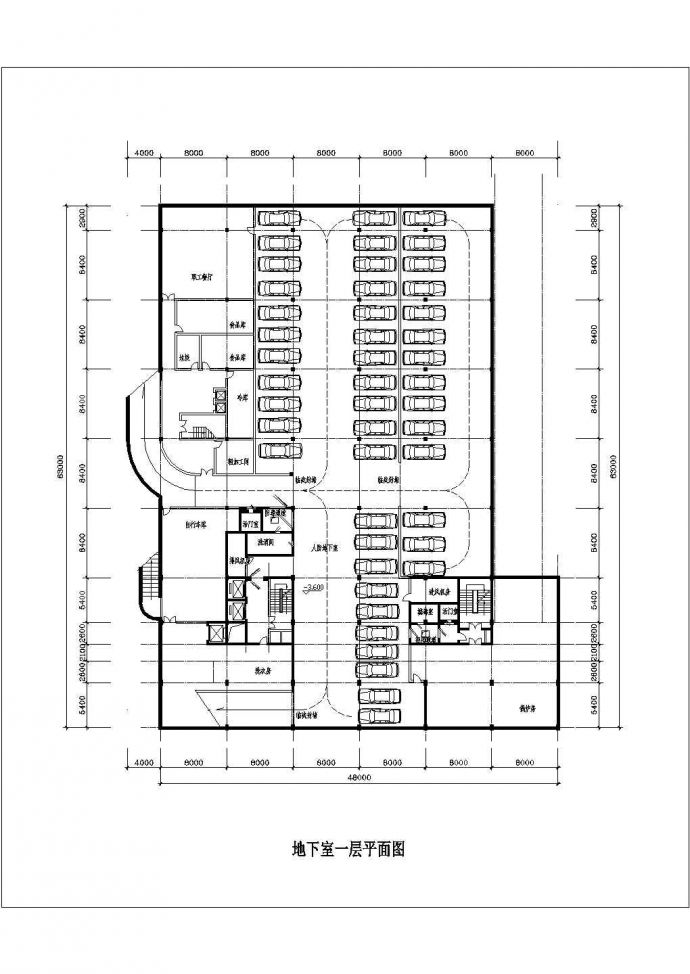 某酒店建筑设计及施工方案全套CAD图纸_图1
