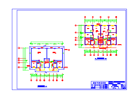 某砖混结构小学教师宿舍楼建筑设计施工图-图二
