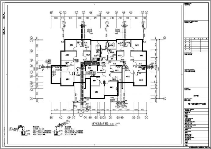 某小区十八层框架结构住宅楼给排水消防施工图_图1
