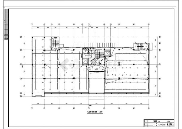 某四层大空间工业厂房电气设计施工图-图二