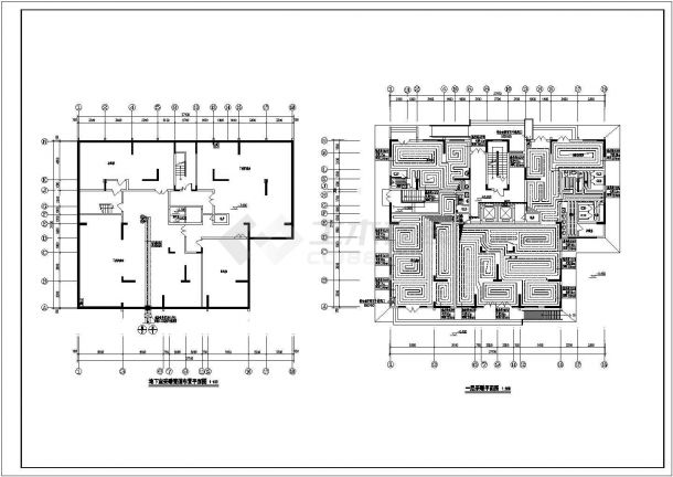 某小区十六层框架结构商住楼给排水、采暖施工图-图二