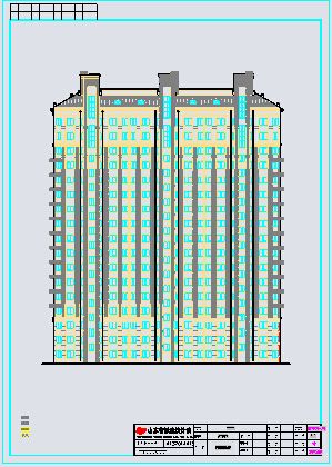 某17层带地下室剪力墙结构住宅楼建筑设计施工图-图二